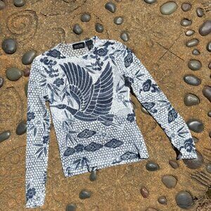 New York & Company Mesh Top